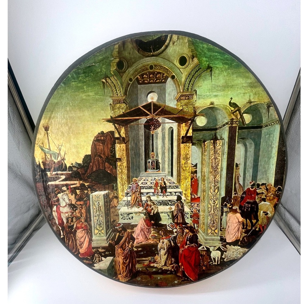 Vtg. 1965 Springbok C915 The Epiphany Round Circular Jigsaw Puzzle Complete 500+